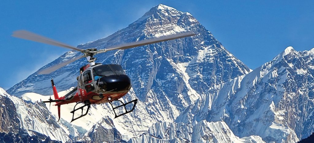 helicopter tour in nepal